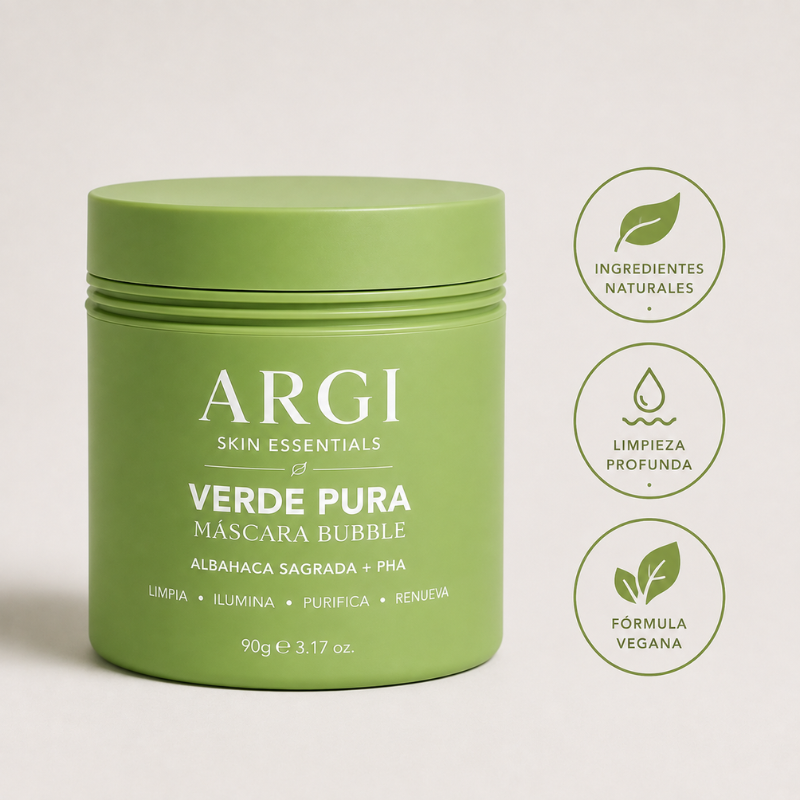 ARGI Verde Pura™ — Mascarilla Bubble Purificante