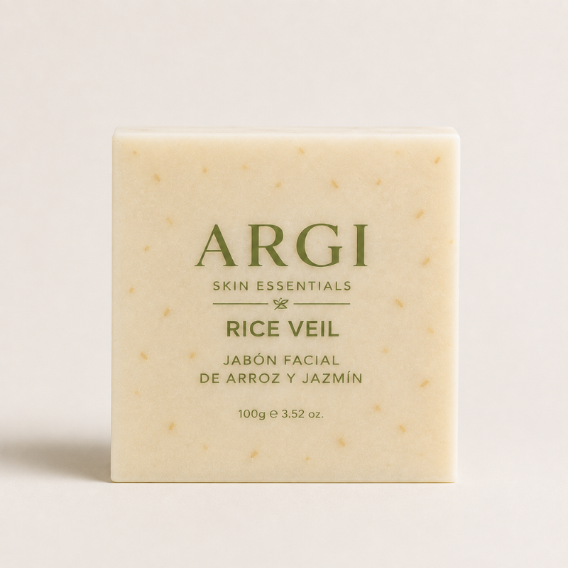 ARGI Rice Veil | Jabón Facial de Arroz y Jazmín