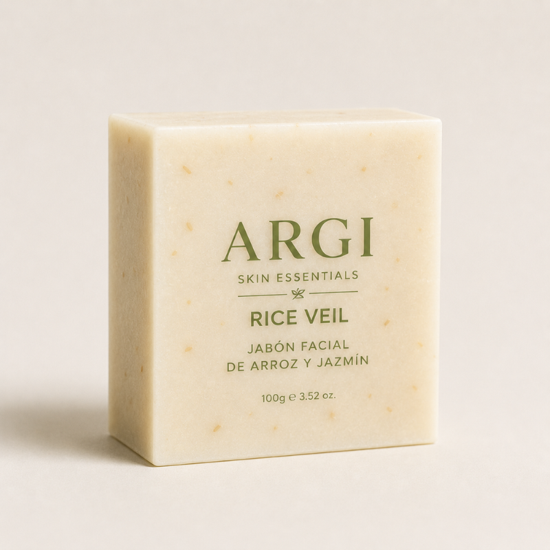 ARGI Rice Veil | Jabón Facial de Arroz y Jazmín