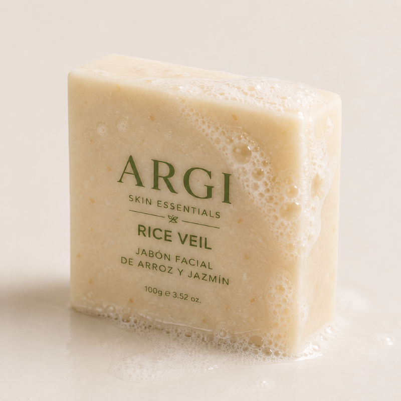 ARGI Rice Veil | Jabón Facial de Arroz y Jazmín